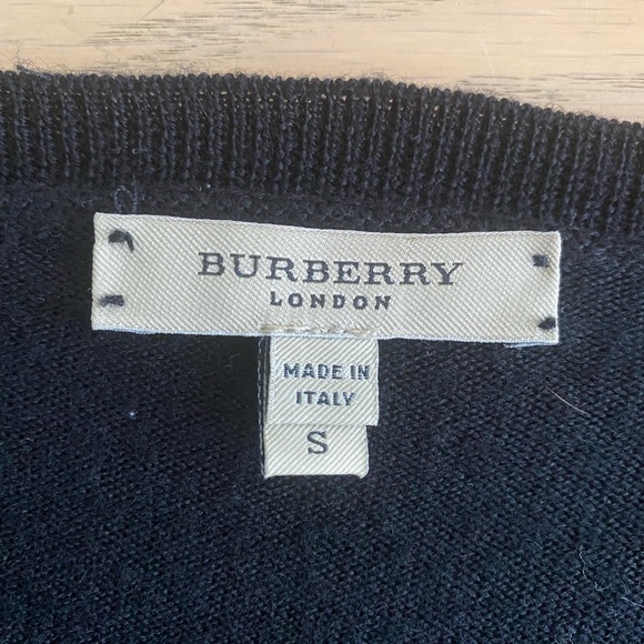 BURBERRY V-neck Knit Sweater - Picture 2 of 10